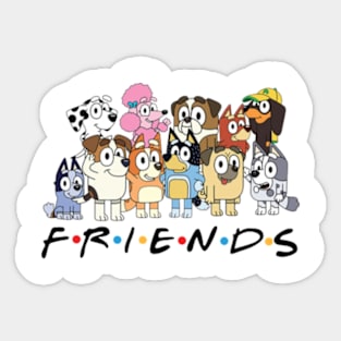 Dog friends Sticker